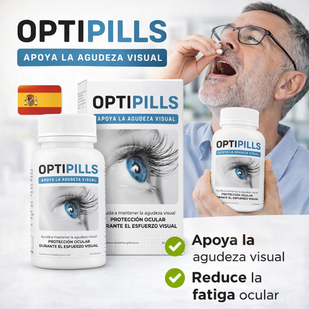 Caja y presentación frontal de OptiPills