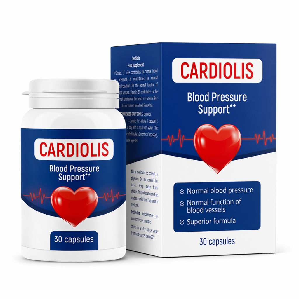 Envase de Cardiolis en formato cápsulas