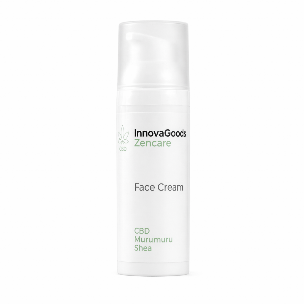 Crema facial InnovaGoods: envase y presentación